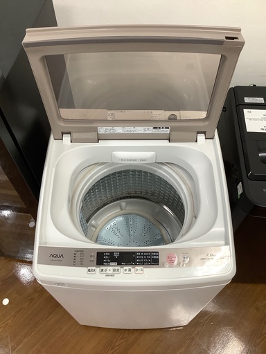 全自動洗濯機　AQUA AQW-GV7000E 2017年製　15,400円