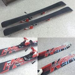 swallow 110cm ジュニアスキー MSX300 子供用 カービングスキー レッド系 SALOMON ビンディング付き板 スワロー☆ 札幌市 北区 屯田 の画像