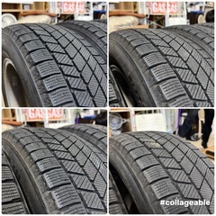 【超美品‼️】バリ溝♪ ブリヂストン ブリザックVRX3 2021年製造 215/65R16 アルミホイール(MILLOUS Ki)付き PCD114.3 6.5J+38 スタッドレスタイヤ の画像