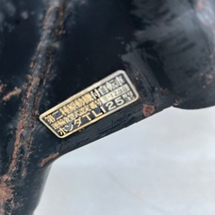 xl125s tl125 フレームの画像