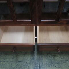★旭川マルトミ　キャビネット　旭川家具　民芸調★の画像