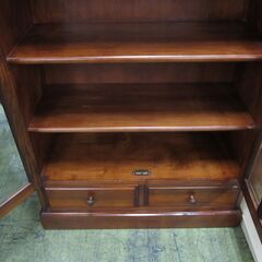 ★旭川マルトミ　キャビネット　旭川家具　民芸調★の画像