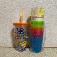 ミニオンふた付きコップ