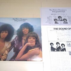 LPレコード　The three degrees　スリーディグリ...
