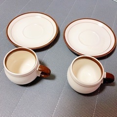 コーヒーカップ＆ソーサーセット〈2点アンサンブル〉