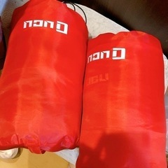 アウトドア、キャンプ用　寝袋2点セットの画像