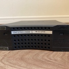 バッファロー外付けHDD 1TB 　buffalo HD-CLU2の画像