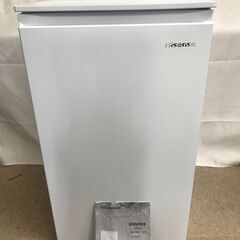 【北見市発】ハイセンス Hisense ノンフロン冷凍庫 HF-A61W 2022年製 61L 白 キッチン家電 一人暮らし 新生活 (E3150kaykY)