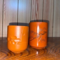 【未使用品】赤泥湯呑　18点セットの画像