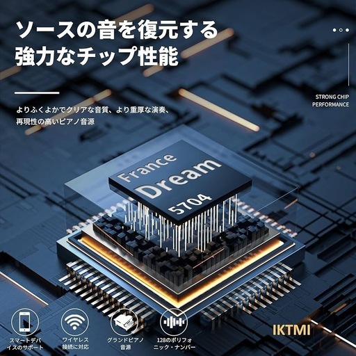 【新品未使用】電子ピアノ 88鍵盤 ペダル付き 木製 電子 ピアノ 初心者向け MIDI対応
