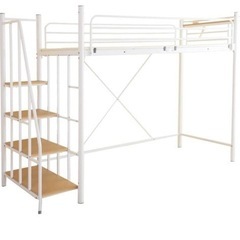 白ロフトベッド