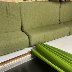 ローソファ　ソファ　緑