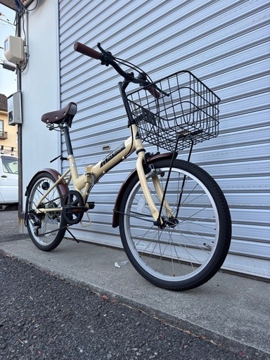 【商談中‼︎】　20型　6S折り畳み自転車　防犯登録料込価格︎‼︎