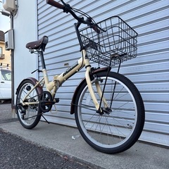 【商談中‼︎】　20型　6S折り畳み自転車　防犯登録料込価格︎‼︎の画像