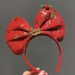 クリスマス リボンカチューシャ④の画像