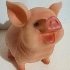 ☆リアル動物貯金箱　ブタさん(小)☆