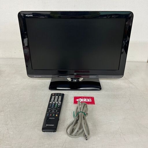 【SHARP】 シャープ AQUOS 液晶カラーテレビ 19V型 LC-19K3 ブラック 2010年製 N0544