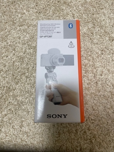 Vlogカメラ　SONY ZV-1F（W） GP-VPT2BT