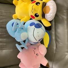 ポケモン　 ぬいぐるみ3点の画像
