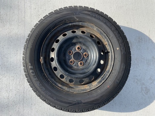 ★スタッドレスホイールセット 195/65R15★ダンロップ　ウィンターマックス★引き取り限定★