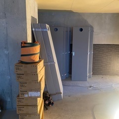 搬入、揚重、荷揚げ、施工
