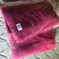 【今月中】セミダブル温熱2枚重ね毛布