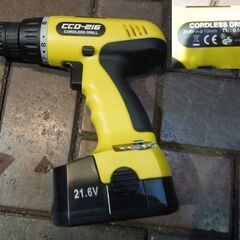 21.6V コードレス充電ドリル CCD-216 コードレス 電動ドリルドライバーセット 充電式 DIY 札幌市東区 新道東店の画像