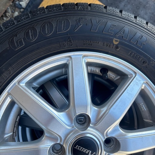 グッドイヤースタッドレスタイヤ 145/80 R 13インチ 4本セット
