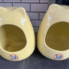 お譲り先決定しました。マルカンチンチラハウス中古品2つ