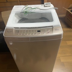 【交渉可】ヤマダ製/2019年式/8kg/全自動洗濯機/YWM-...