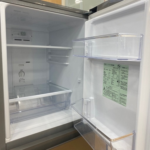 【家電６ヶ月保証付】AQUA 2ドア冷蔵庫入荷しました！