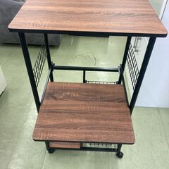 【リサイクルショップ　ピカソ　小松原】不二貿易 レンジワゴン レンジボード キッチン収納 レンジ台 FBC-9812★6522★の画像