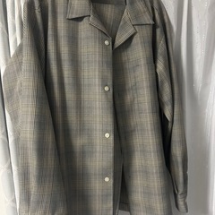 GU チェックシャツ　セットアップ　サイズXL