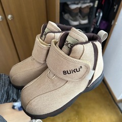 値下げ！！asics アシックス　スノーシューズ　靴　スニーカー　キッズの画像