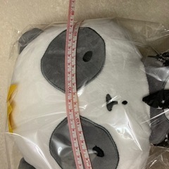 シートベルトクッション　パンダ　抱き枕の画像