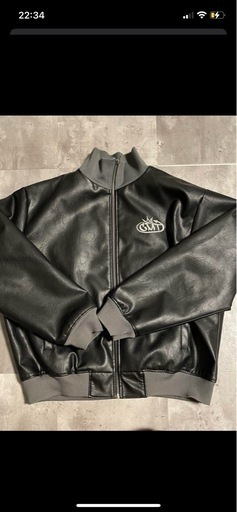 センチメーター　レザートラックジャケット