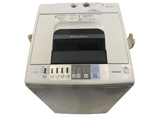 【決まりました】激安【動作品】 日立全自動電気洗濯機　7㎏ NW-70B 50/60Hz共用 2018年製