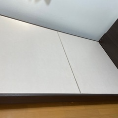 セミダブルベッドフレーム(メリッサ3 H85 DBR LEG) ニトリの画像