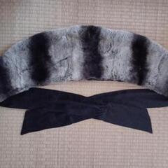 Honeys  リアルファー マフラー  ラビット  未使用   の画像