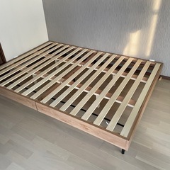 LOWYA ダブルベットフレームのみの画像