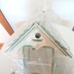 ⑨未使用　ビニール梱包状態　長期保管品　餌台 バードフィーダー　巣箱 バードハウス　野鳥観察　エサやり　エクステリア　インテリアの画像