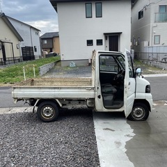 総額15.0万円★オートマ★パワステ★平成22年式 三菱 ミニキャブトラック Vタイプ(U61T)12.8万キロ 車検令和8年12月 ホワイトの画像
