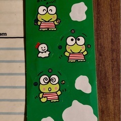 けろけろけろっぴ　便箋とシールの画像