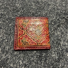 工芸品　本革財布