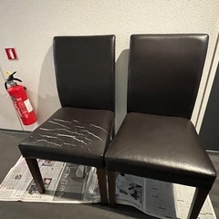 【年内引取り希望】ニトリ ダイニングチェア 2脚