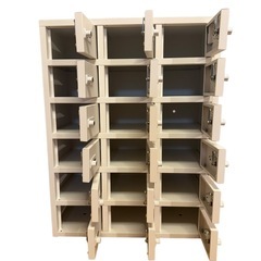 Nsafe金庫 3列6段 18人用 貴重品ロッカー NSAFE-36-SO