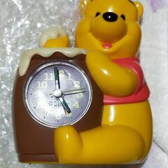 未使用　プーさん目覚まし時計