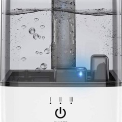 加湿器 卓上 超音波式 4.5L大容量 次亜塩素酸水対応 アロマ対応