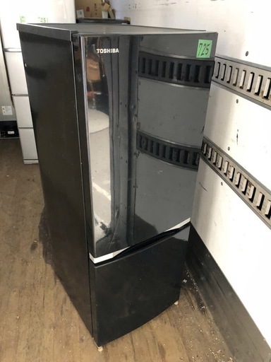 NO  725 福岡市内配送設置無料✨  GR-M15BS-K 冷蔵庫 BSシリーズ ピュアブラック [153L /2ドア /右開きタイプ]