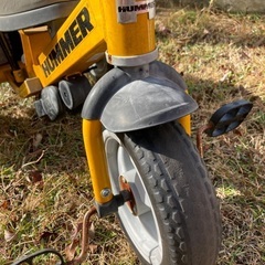 三輪車　HUMMER 黄色の画像